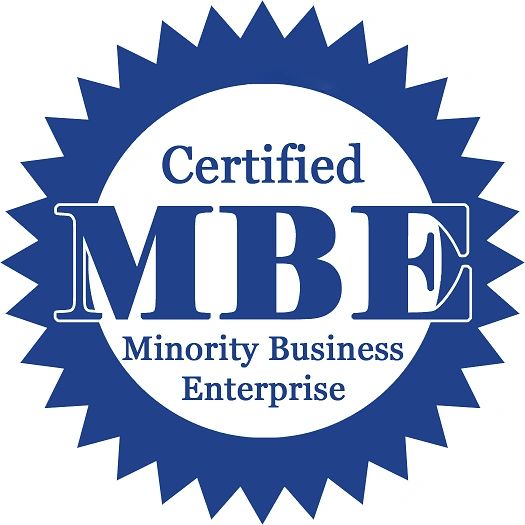 Certified MBE Minority Business Enterprise badge